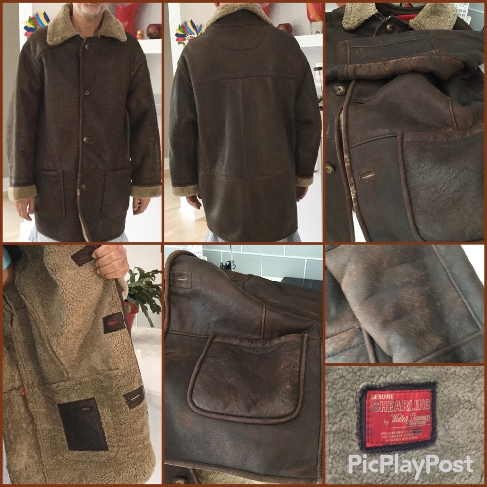 Shearling by  Walter Davoucci Coat, Preowned.